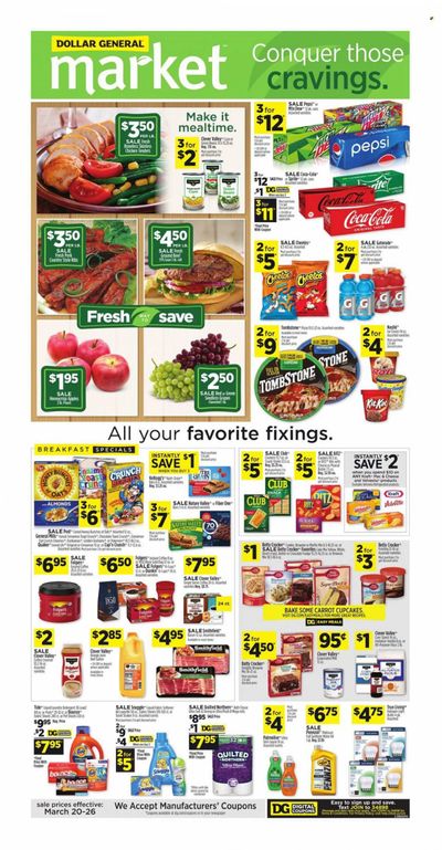 Dollar General (IN, OH) Weekly Ad Flyer March 21 to March 28