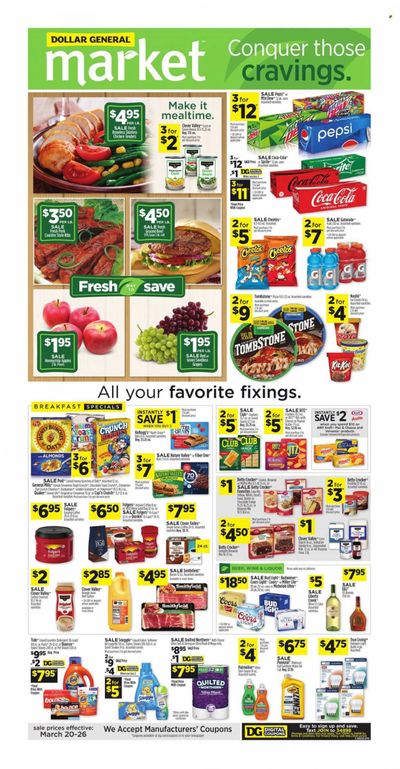 Dollar General (CA) Weekly Ad Flyer March 21 to March 28