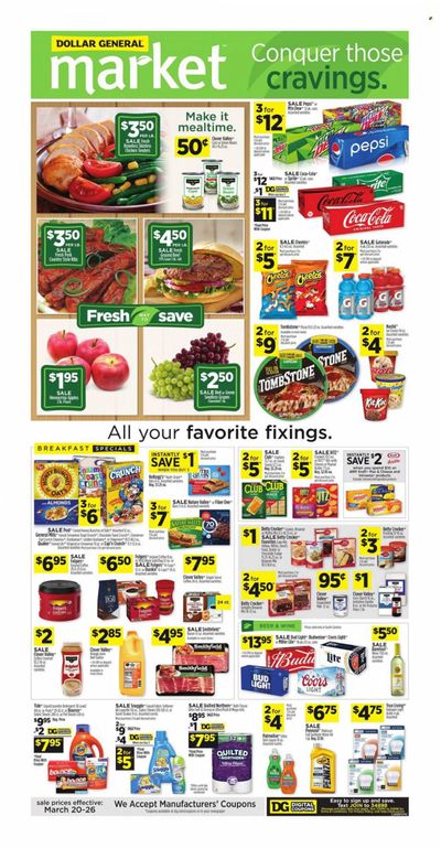 Dollar General (SC) Weekly Ad Flyer March 21 to March 28