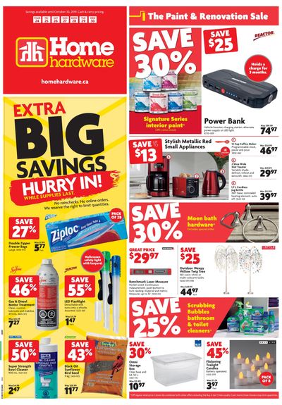 Home Hardware (ON) Flyer October 24 to 30
