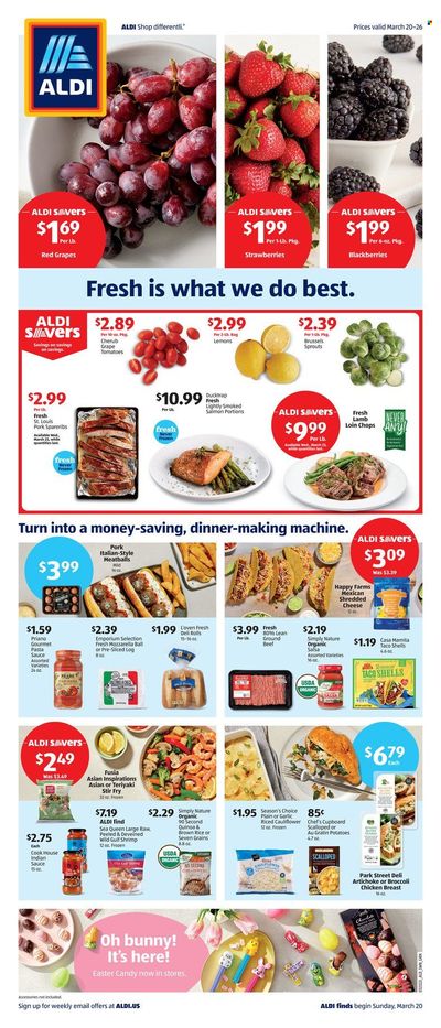 ALDI (CT, MA, OH, RI, VT) Weekly Ad Flyer March 21 to March 28