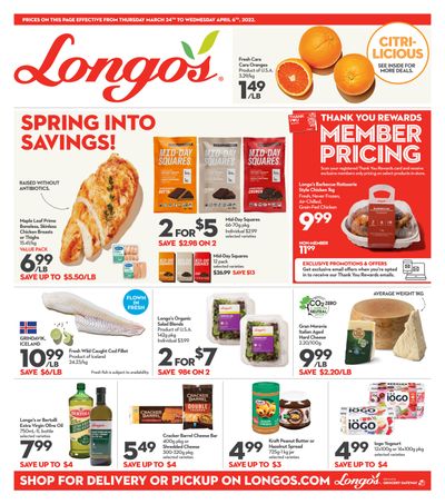 Longo's Flyer March 24 to April 6