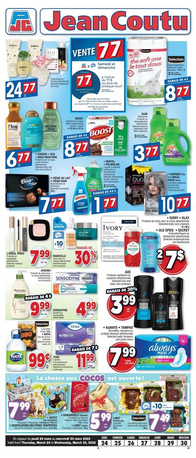 Jean Coutu (QC) Flyer March 24 to 30