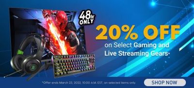 Prime Cables Canada Deals: Save 20% OFF Gaming & Live Streaming Gears + Up to 55% OFF Sale