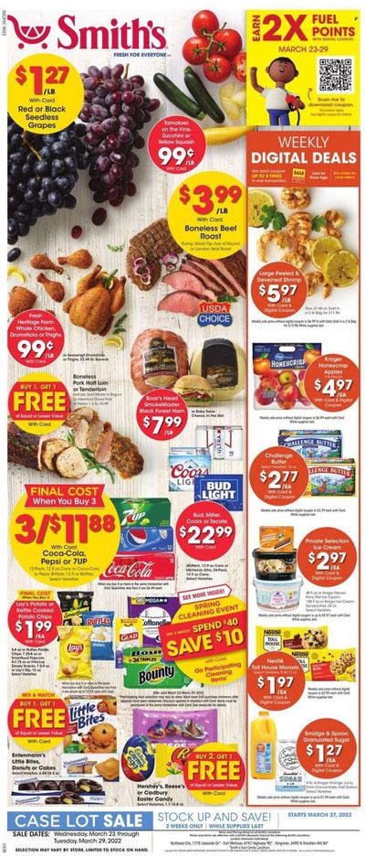 Smith's (AZ, ID, MT, NM, NV, UT, WY) Weekly Ad Flyer March 23 to March 30