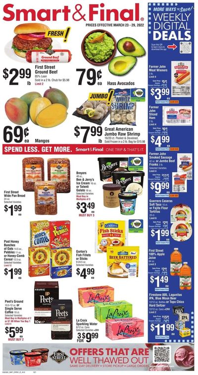 Smart & Final (AZ, CA) Weekly Ad Flyer March 23 to March 30