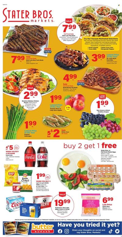 Stater Bros. (CA) Weekly Ad Flyer March 23 to March 30 Stater Bros. (CA) Weekly Ad Flyer March 23 to March 30