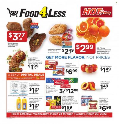 Food 4 Less (IN) Weekly Ad Flyer March 23 to March 30