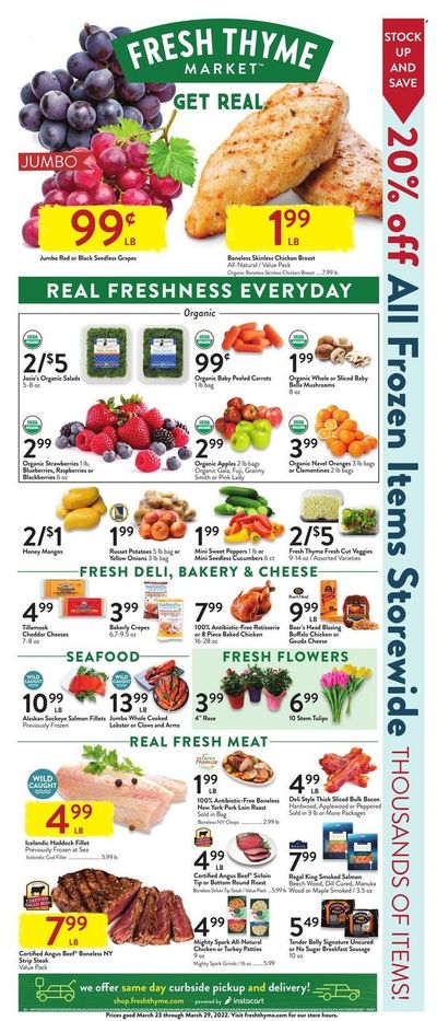 Fresh Thyme Weekly Ad Flyer March 23 to March 30