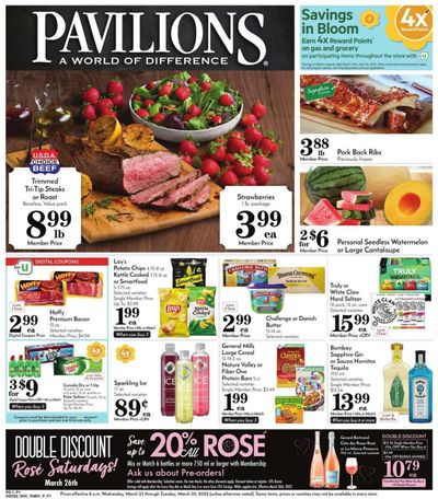 Pavilions (CA) Weekly Ad Flyer March 23 to March 30