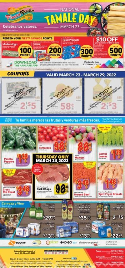 Fiesta Foods SuperMarkets (WA) Weekly Ad Flyer March 23 to March 30