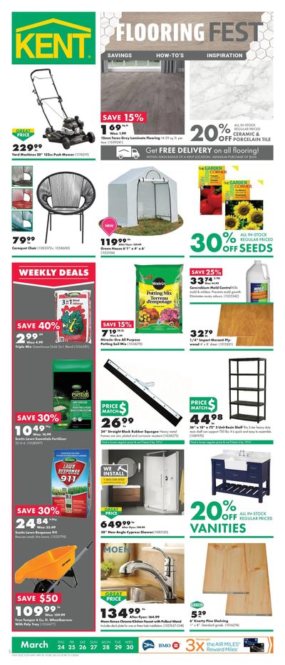 Kent Building Supplies Flyer March 24 to 30