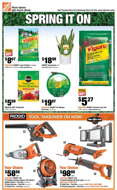 Home Depot (ON) Flyer March 24 to 30