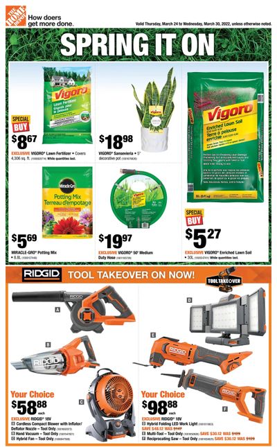 Home Depot (Atlantic) Flyer March 24 to 30