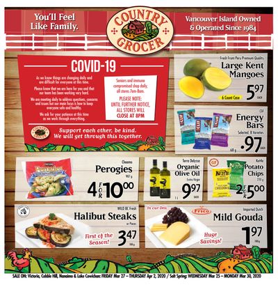 Country Grocer Flyer March 27 to April 2