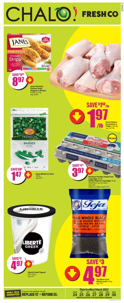 Chalo! FreshCo (West) Flyer March 24 to 30