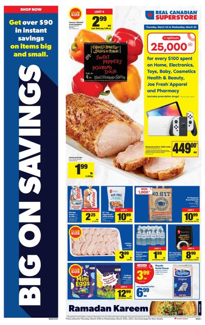 Real Canadian Superstore (West) Flyer March 24 to 30