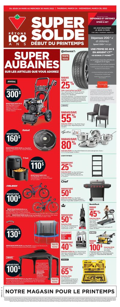 Canadian Tire (QC) Flyer March 24 to 30