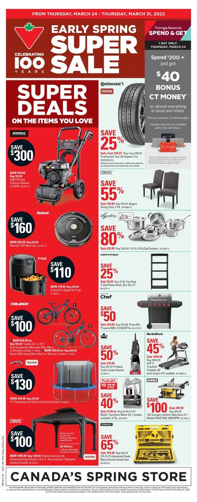Canadian Tire (West) Super Sale Flyer March 24 to 31