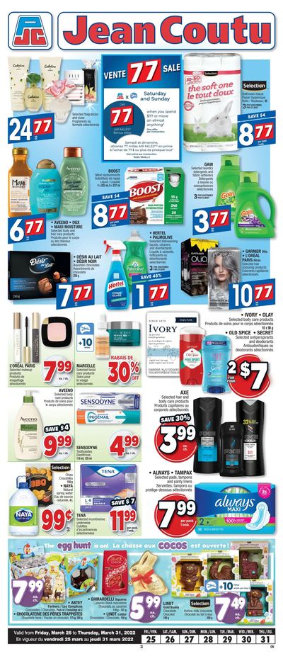 Jean Coutu (ON) Flyer March 25 to 31