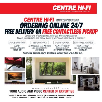 Centre Hi-Fi Flyer March 27 to April 2