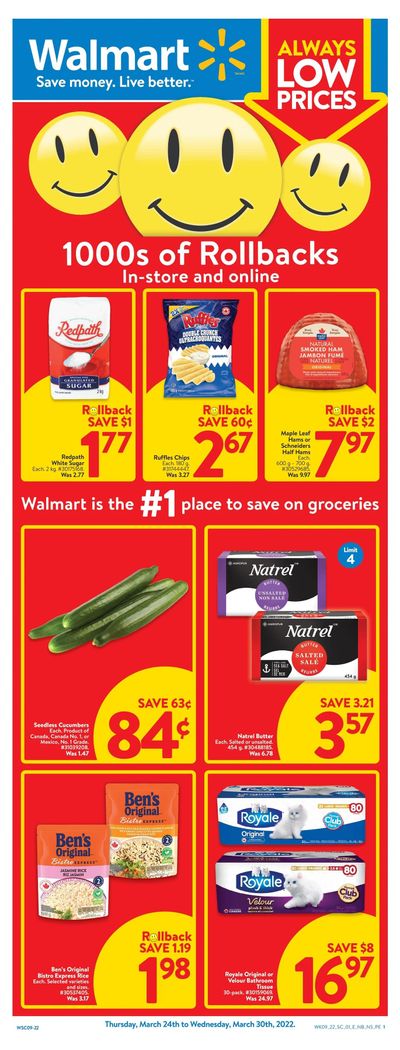 Walmart (Atlantic) Flyer March 24 to 30