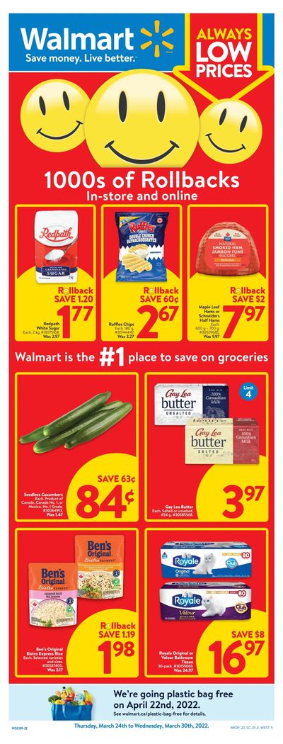 Walmart (West) Flyer March 24 to 30