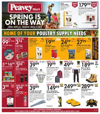 Peavey Mart Flyer March 25 to 31
