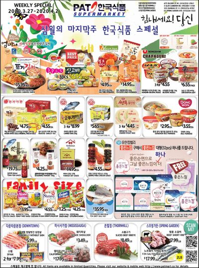 PAT Mart Flyer March 27 to April 2