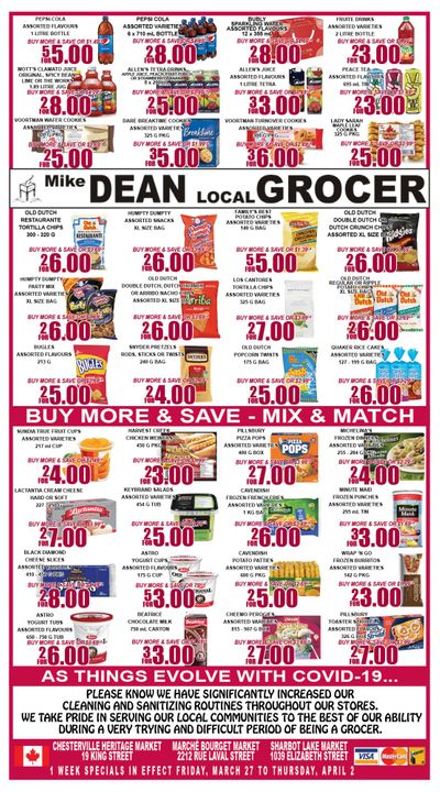 Mike Dean's Super Food Stores Flyer March 27 to April 2