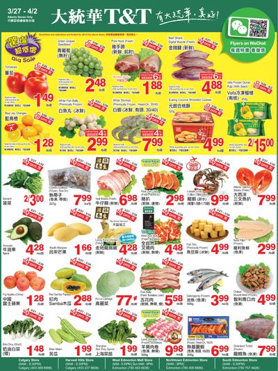 T&T Supermarket (AB) Flyer March 27 to April 2