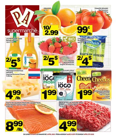 Supermarche PA Flyer March 30 to April 5
