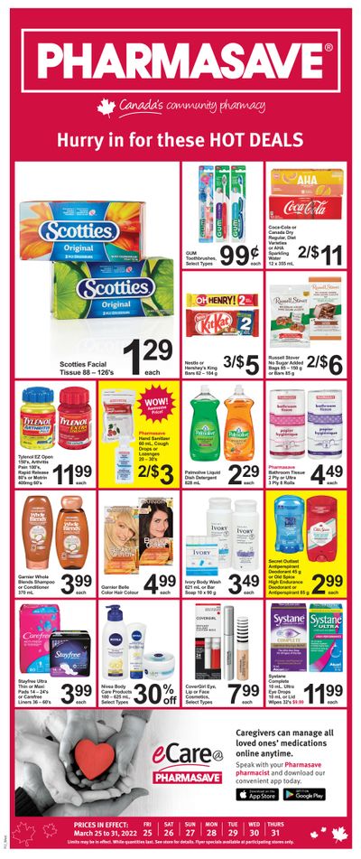 Pharmasave (West) Flyer March 25 to 31