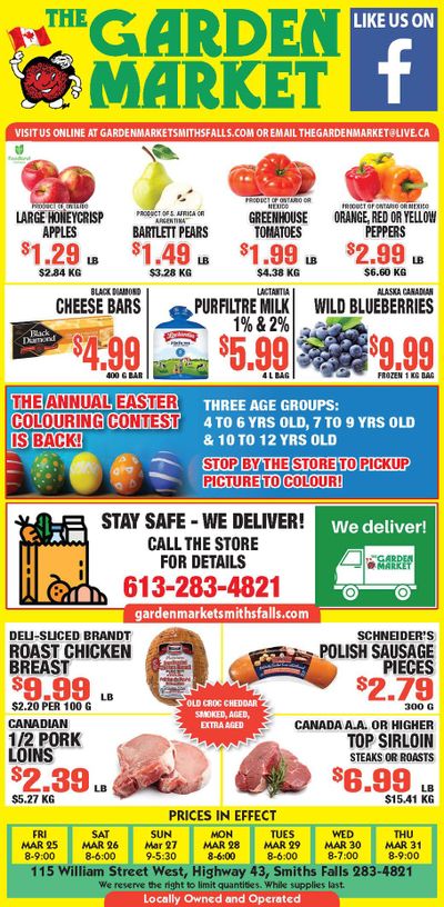 The Garden Market Flyer March 25 to 31