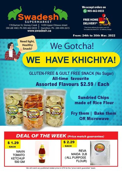 Swadesh Supermarket Flyer March 24 to 30