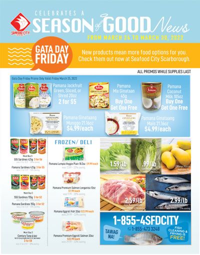 Seafood City (ON) Supermarket Flyer March 24 to 30