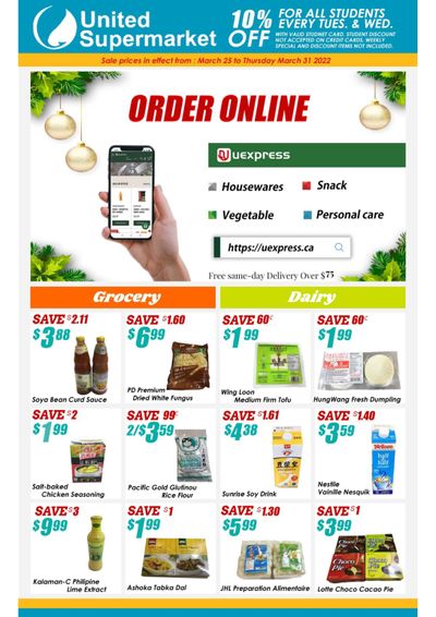 United Supermarket Flyer March 25 to 31