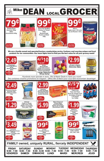 Mike Dean Local Grocer Flyer March 25 to 31
