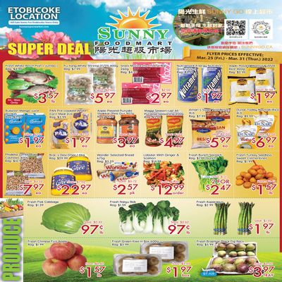 Sunny Foodmart (Etobicoke) Flyer March 25 to 31