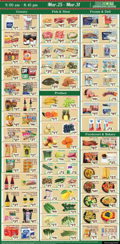 Nations Fresh Foods (Mississauga) Flyer March 25 to 31
