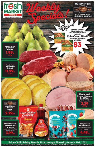 Fresh Market Foods Flyer March 25 to 31