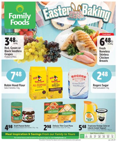 Family Foods Flyer March 25 to 31