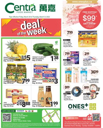Centra Foods (North York) Flyer March 25 to 31