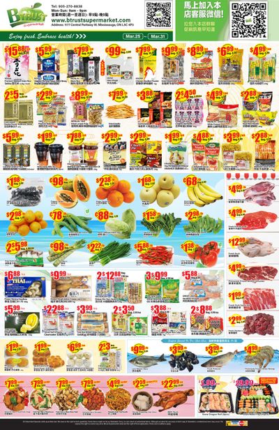 Btrust Supermarket (Mississauga) Flyer March 25 to 31