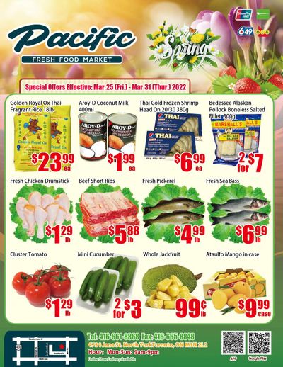 Pacific Fresh Food Market (North York) Flyer March 25 to 31