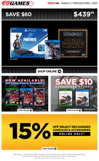 EB Games Flyer March 27 to April 3