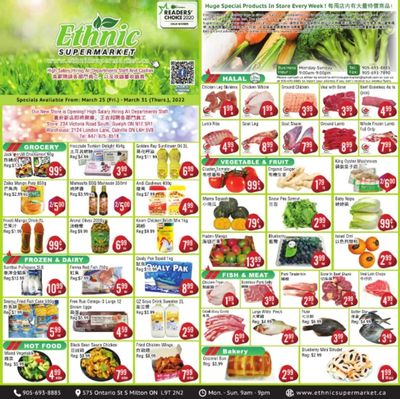Ethnic Supermarket (Milton) Flyer March 25 to 31
