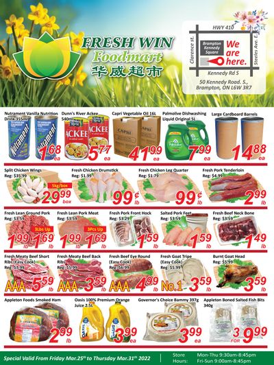 Fresh Win Foodmart Flyer March 25 to 31