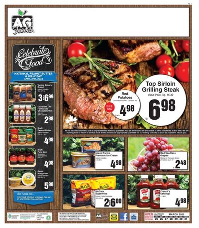 AG Foods Flyer March 25 to 31