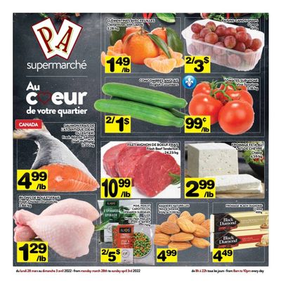 Supermarche PA Flyer March 28 to April 3